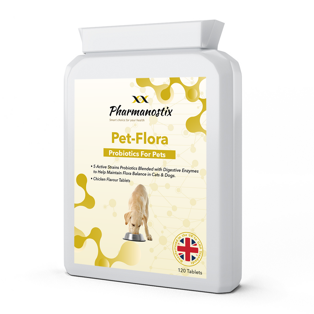 Pet-Flora Probiotics For Dogs and Cats, 120 Chicken Tablets-0