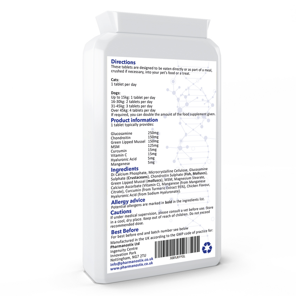 Pet Flex- Dog Joint Support Supplement for Pets -Chondroitin, MSM, Green Lipped-3