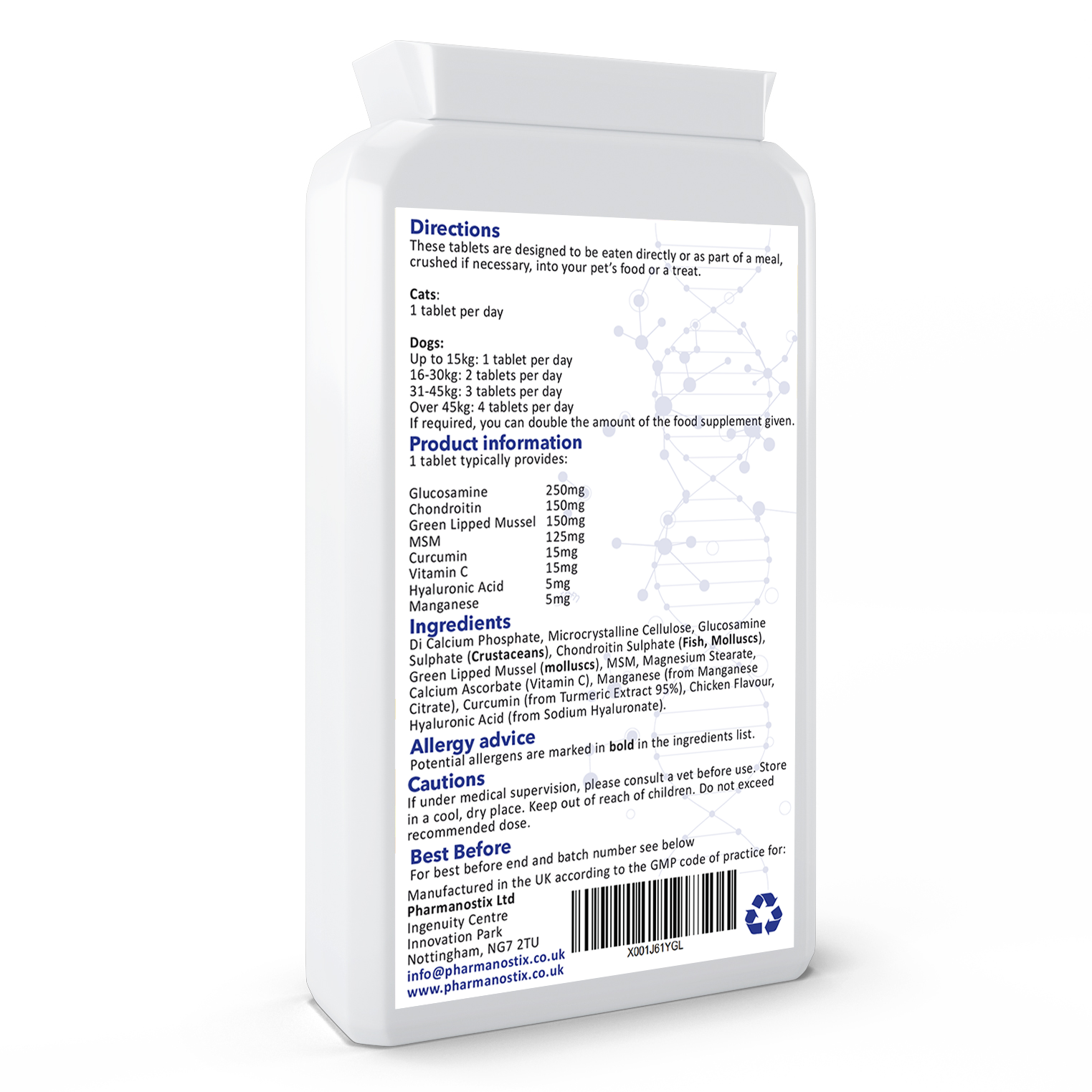 Pet Flex- Dog Joint Support Supplement for Pets -Chondroitin, MSM, Green Lipped-3