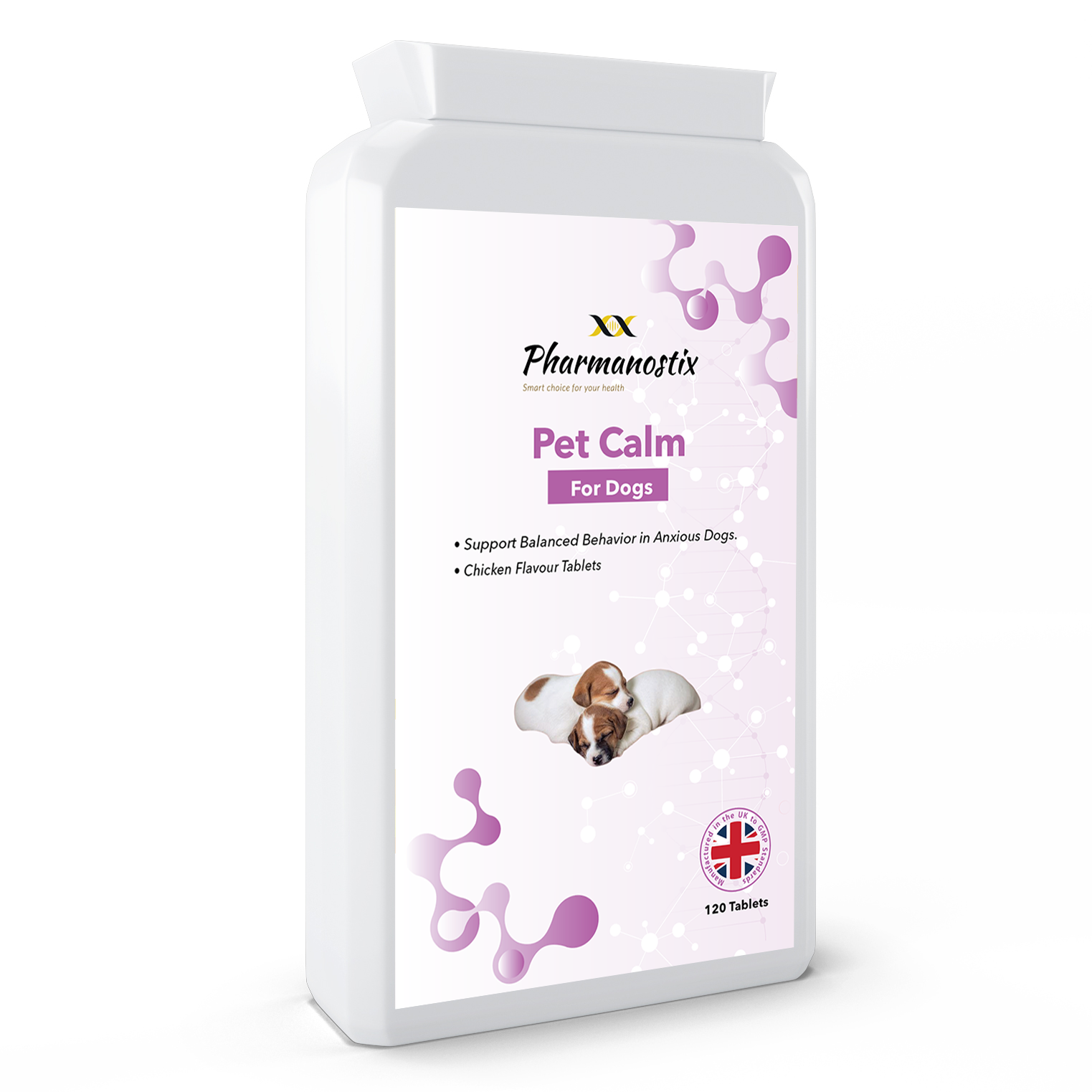 Pet Calm 120 Chicken Flavour Tablets-0
